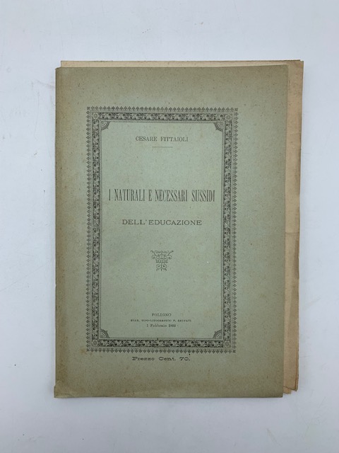 I naturali e necessari sussidi dell'educazione